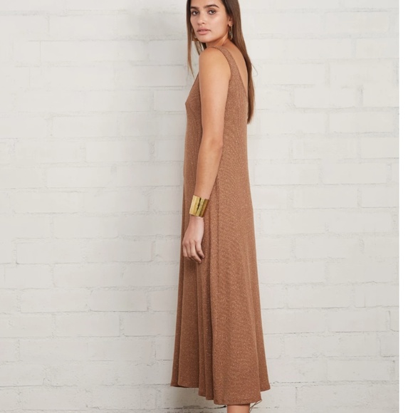 Rachel Pally METALLIC RIB FIONA DRESS - Gold - Picture 2 of 7
